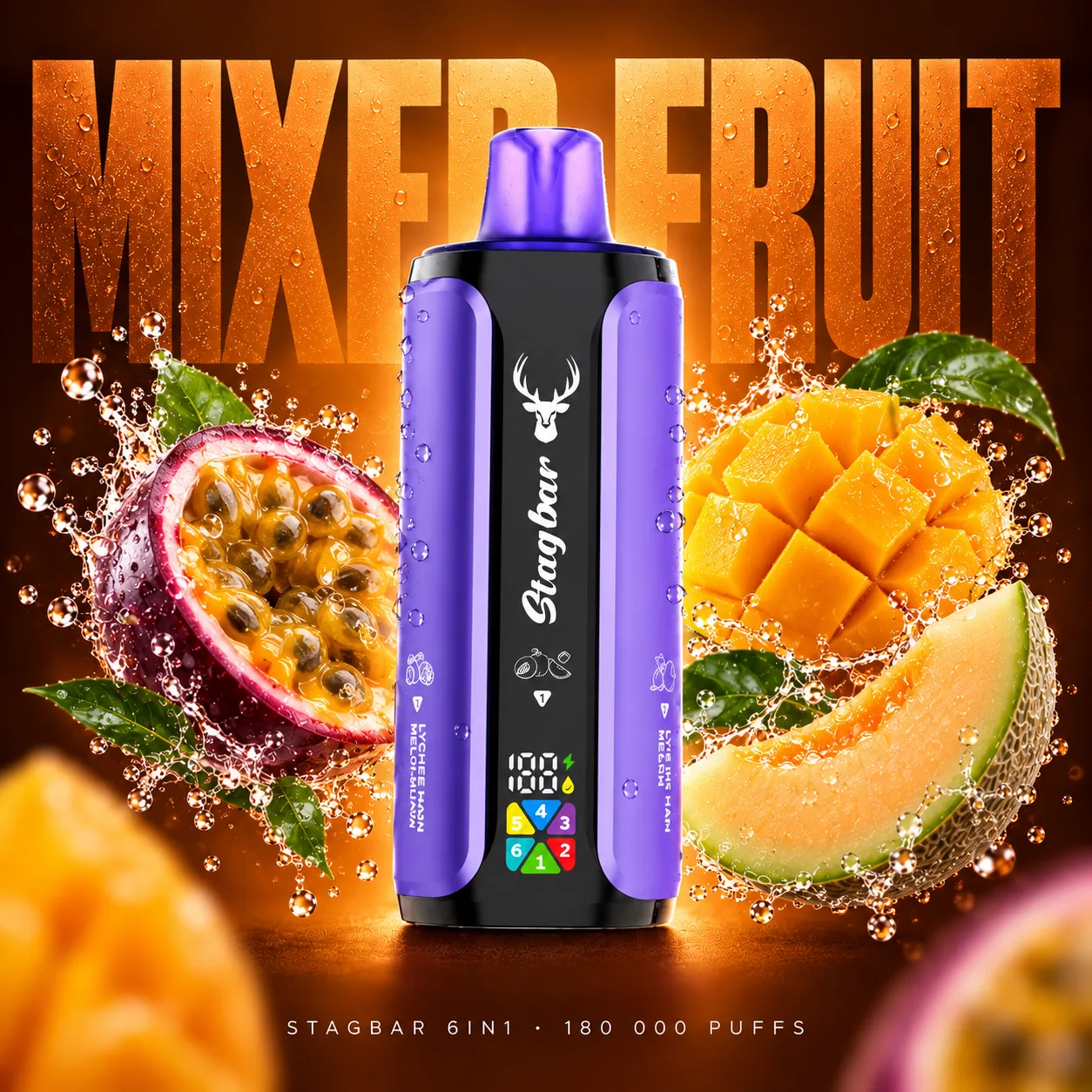 Stagbar 6in1 Mixed Fruit Edition 180000